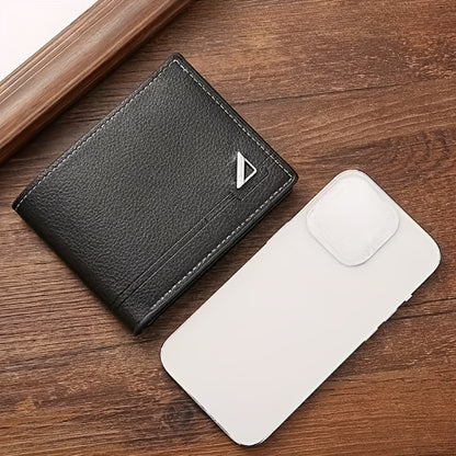 Men'S Faux Leather Bi-Fold Wallet | Large Capacity With Multiple Card Slots For Id, Credit Cards, And Cash | Ideal For Christmas, Anniversary, Birthday, Valentine'S Day Gifts | Thin, Exquisitely Crafted, Business Essential