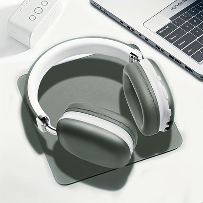 Upgraded Wireless Headphones, Good Sound Quality Wireless Headphones, Lightweight Foldable Earbuds with Built-in Microphone, Compatible with 3.5mm / 0.14in Audio Cable, Suitable for Travel/Work/Laptop/PC/Mobile Phone Stereo,