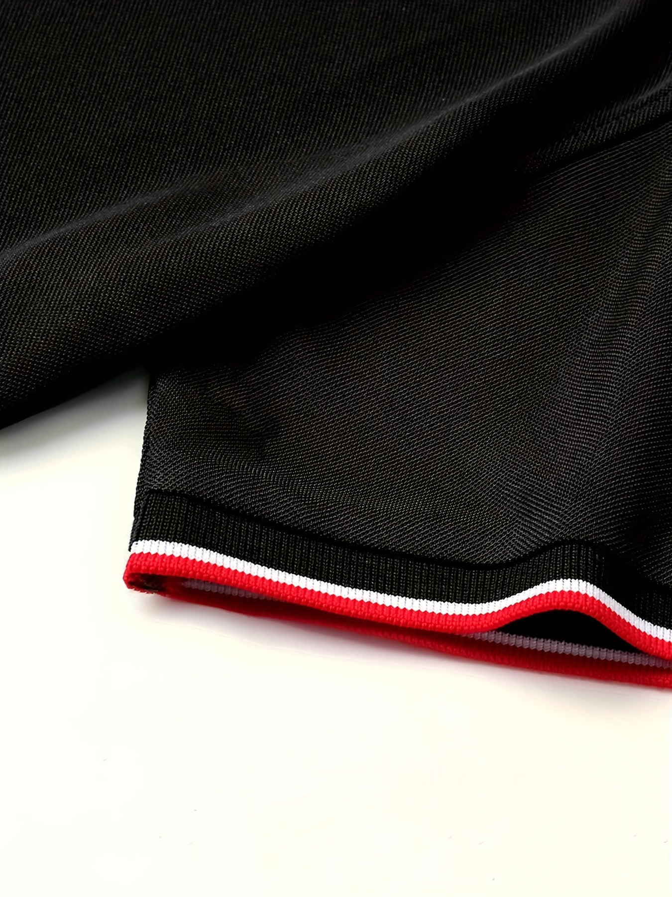 Men'S Comfortable POLO Shirt | Classic Button-Up Lapel Collar, Casual Style, Short Sleeve, Solid Color - ayq