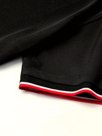 Men'S Comfortable POLO Shirt | Classic Button-Up Lapel Collar, Casual Style, Short Sleeve, Solid Color - ayq