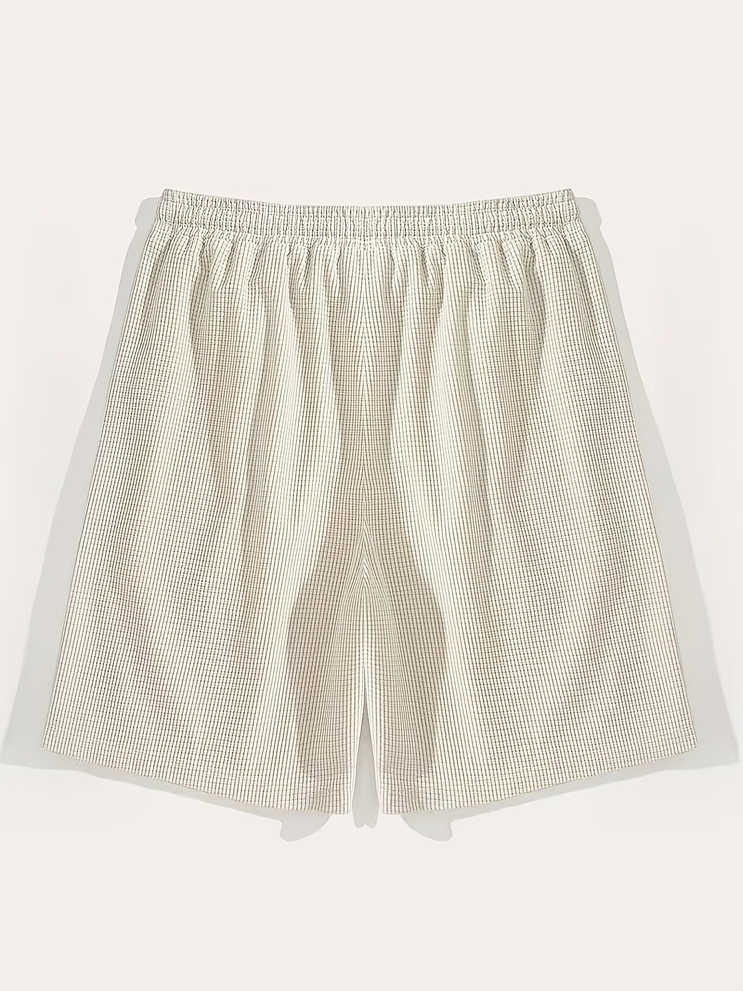 Men's Athletic Waffle Shorts with Drawstring Waist and Pockets