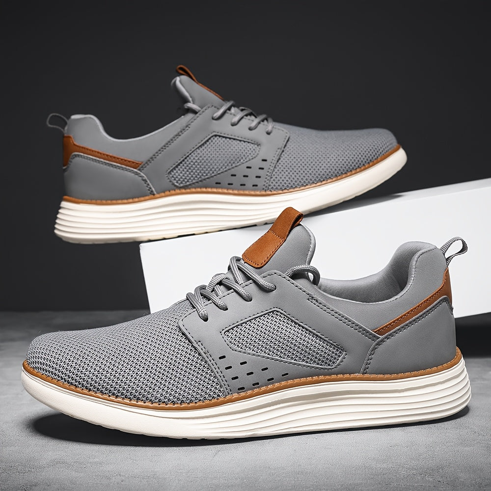 Men's Casual Lightweight Mesh Sneakers Breathable Business Shoes