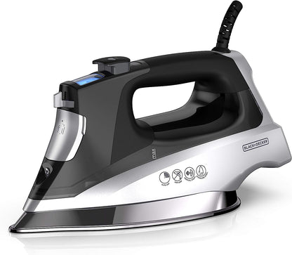 BLACK+DECKER Allure Professional Steam Iron, 30% More Steam, Precision Tip, Stainless Steel Soleplate, Vertical Steam Function