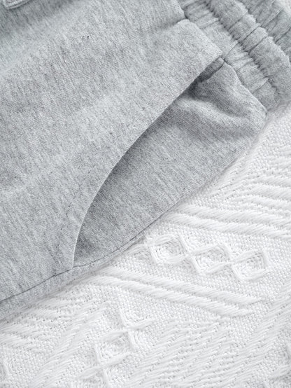 Women's Casual Summer Printed Hoodie and Joggers Set