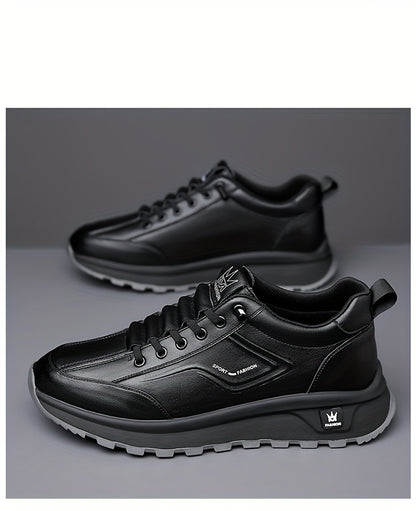 Men's Slip-On Casual Sneakers - Breathable, Non-Slip & Durable for Outdoor Activities, Comfort Fit with Elastic Closure - ayq