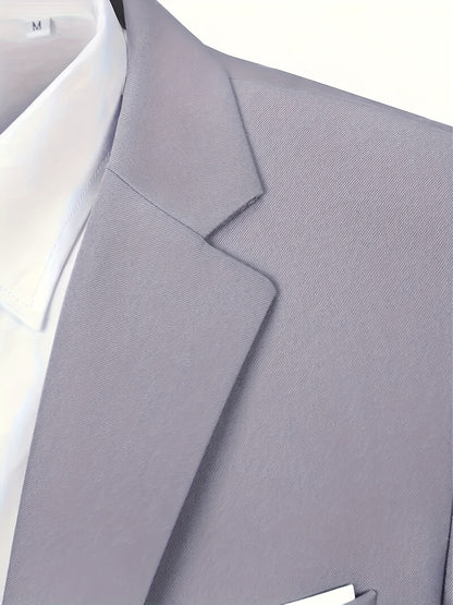 Men's High-end New Suit Set 2pcs Suit and Trousers Fashionable for Wedding Banquet Party