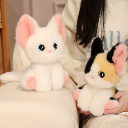 1 հատ Kawaii մուլտֆիլմային փափուկ փափուկ կատվի սիմուլյացիոն փափուկ խաղալիքներ - սիրուն փափուկ խաղալիքներ սեղանի ընկերոջ, տան դեկորի, բազմոցի դեկորի, սենյակի դեկորի, տոնական և ծննդյան նվեր ընկերների և ընտանիքի համար