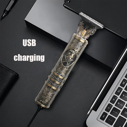 YAIAWISU Men's -Like Electric Hair Clipper & Beard Trimmer - USB- Operation, T-Shaped Blade with 4 Adjustable Speeds (Limited Combs), Self-Cleaning Design, Lithium-Free -Free Technology, All-in-One Hair Cutting