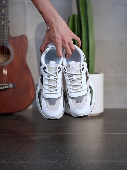 1pc Men'S Cross-Training Shoes | Large Size Casual sneakers for Running and Outdoor Activities, Fashionable, Lightweight, All-Season, Fabric Upper and Sole, PVC Sole, Lace Closure - Warrenxilu - ayq