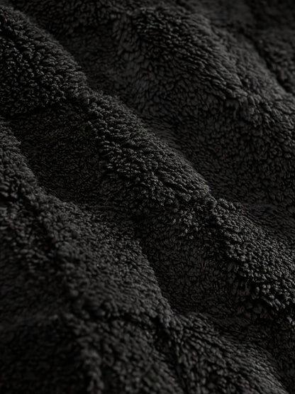 1pc Men Long Sleeve Jacquard Hooded Sweatshirt, Casual Casual Attire