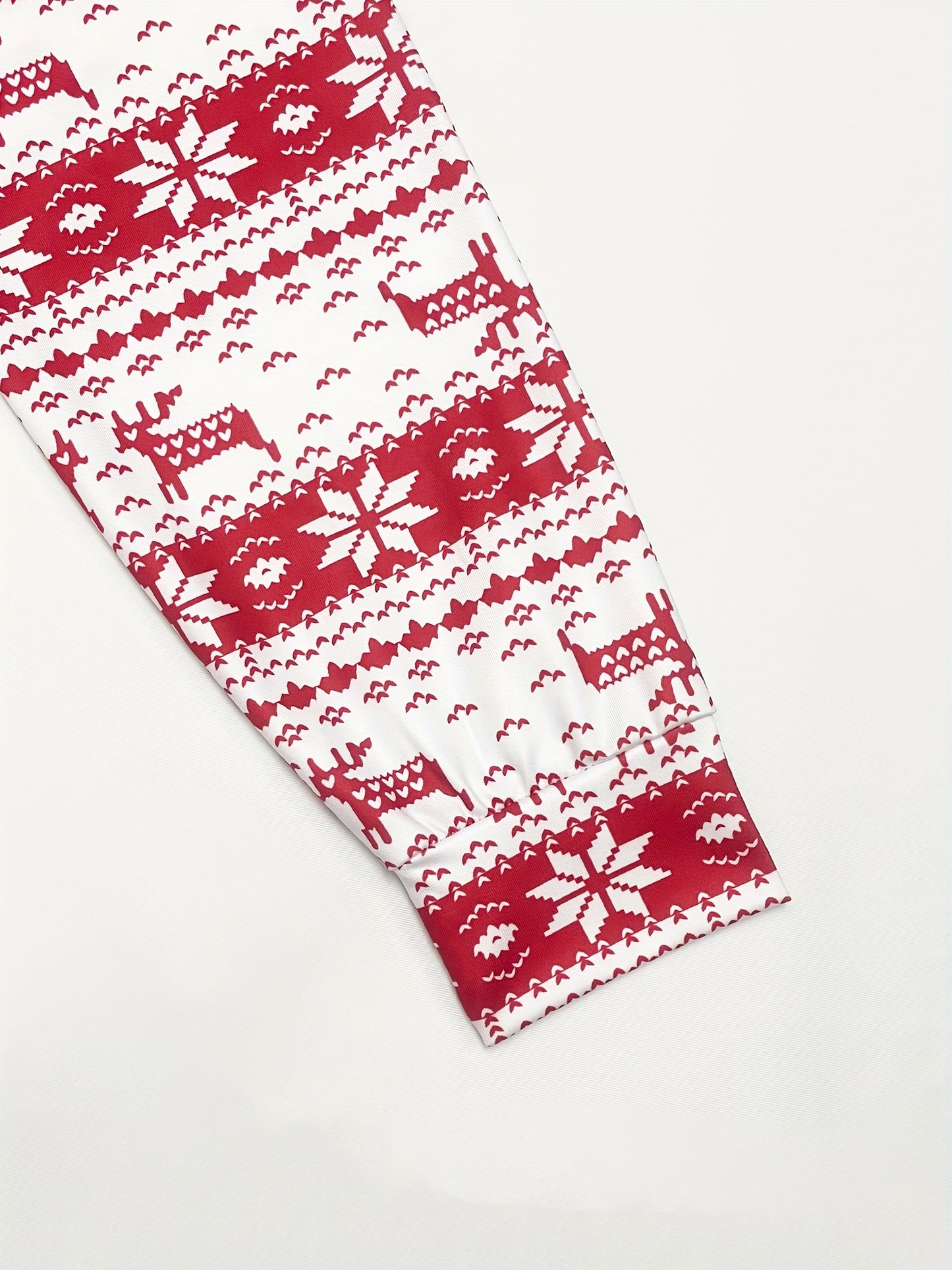 Women'S Christmas Deer & Snowflake Print Hooded Sweater Dress - Long Sleeve Winter Warmth, Red & Holiday Party Outfit with Pompom Sleeves