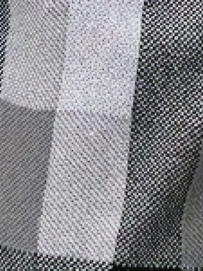 Men'S Casual Plaid Crew Neck Knit Sweater | Loose Fit, Long Sleeve, Fashionable Color Block Design, Suitable for Fall/Winter