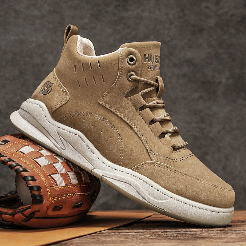 Men's Large Size High-Top Sneakers Casual Outdoor Boots