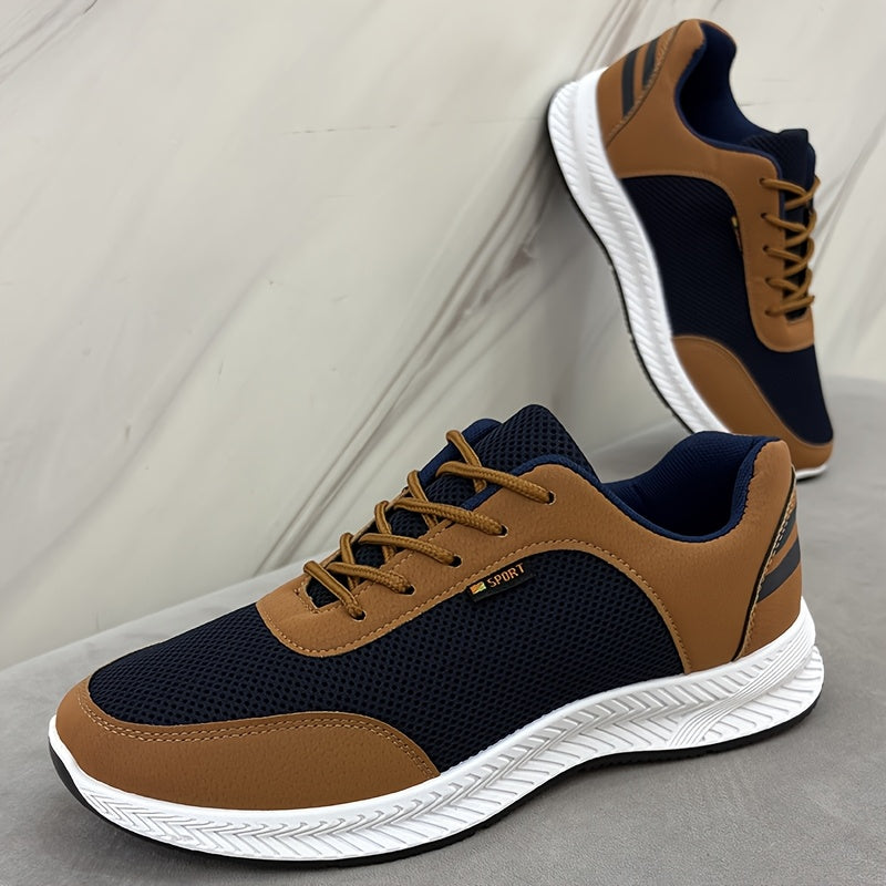 Men'S Mesh Shoes, Trendy And Versatile Footwear, Fashionable Sports And Casual Shoes, Slip-Resistant And Durable Men'S Sneakers - ayq