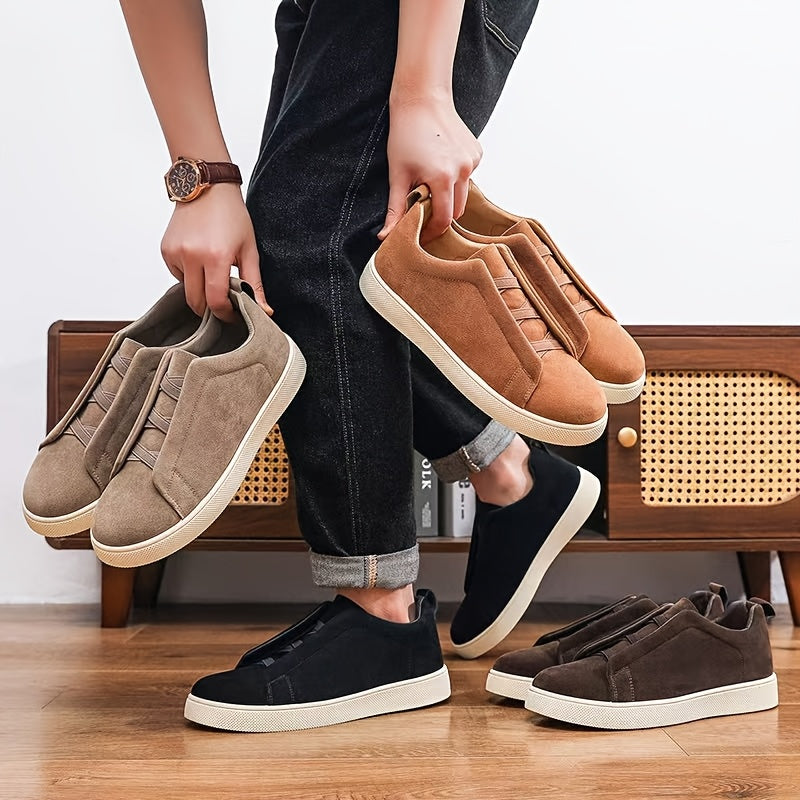 Men's Casual Loafers Low-Top Slip-On All-Season Shoes