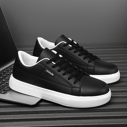 Men's Low-Top Sneakers with Cushioned Sole & Letter '' - - Urban Hiking Shoes Suitable for Daily Wear, Outdoor, Commuting - Lightweight Round-Toe Casual Sports Footwear - ayq