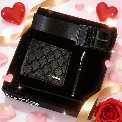 Men's Belt Set, Simple Novelty Stylish Classic Belt Combo, Premium Daily Wear Set, Ideal Gift for Business / Anniversaries / Valentine's Day / Christmas and Other Holidays