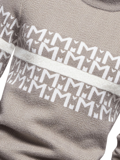 Տղամարդկանց նոր աշուն/ձմեռ տրիկոտաժե սվիտեր, բարձր վզնոցով, ամենօրյա, նորաձև, տաք հիմք - Senmeigou