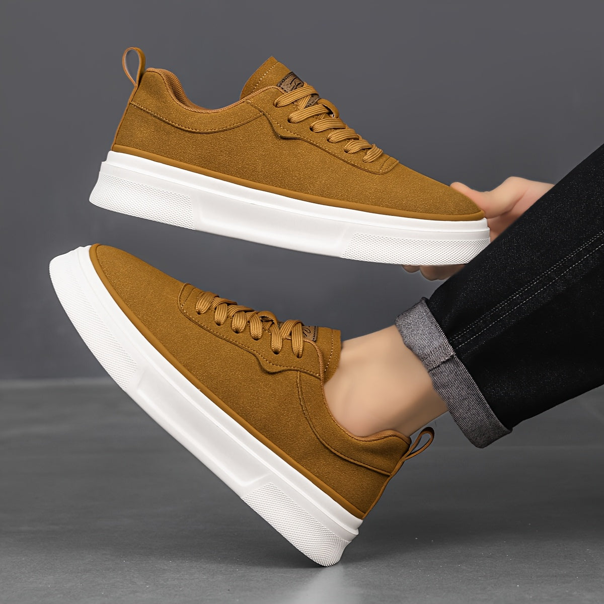 Men's Lightweight Casual Sneakers with EVA Sole, All-Season
