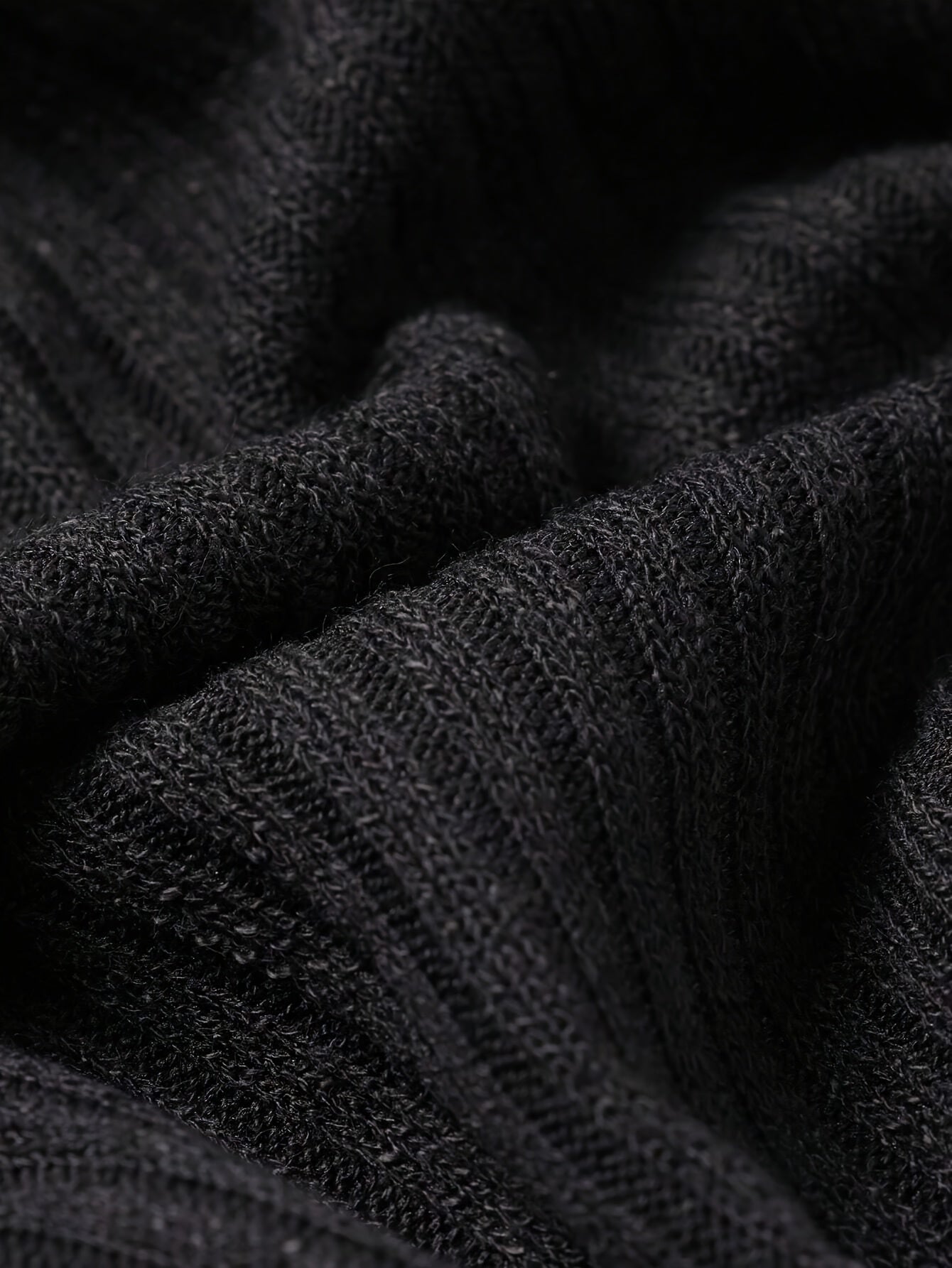 Տղամարդու երկարաթև սվիտեր աշնանային և նորաձև, բարձր օձիքով, տրիկոտաժե դիզայնով, ամենօրյա և նորաձև վերնազգեստի համար