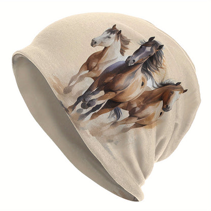 Horse Beanies Caps Hat Fashion Bonnet Hats Men