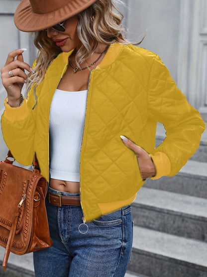 Ououjia գործարանային խանութ 2025 աշուն և ձմեռ նոր առօրյա խառնվածքի կարված հագուստ կանացի բաճկոններ կարճ վերարկուներ