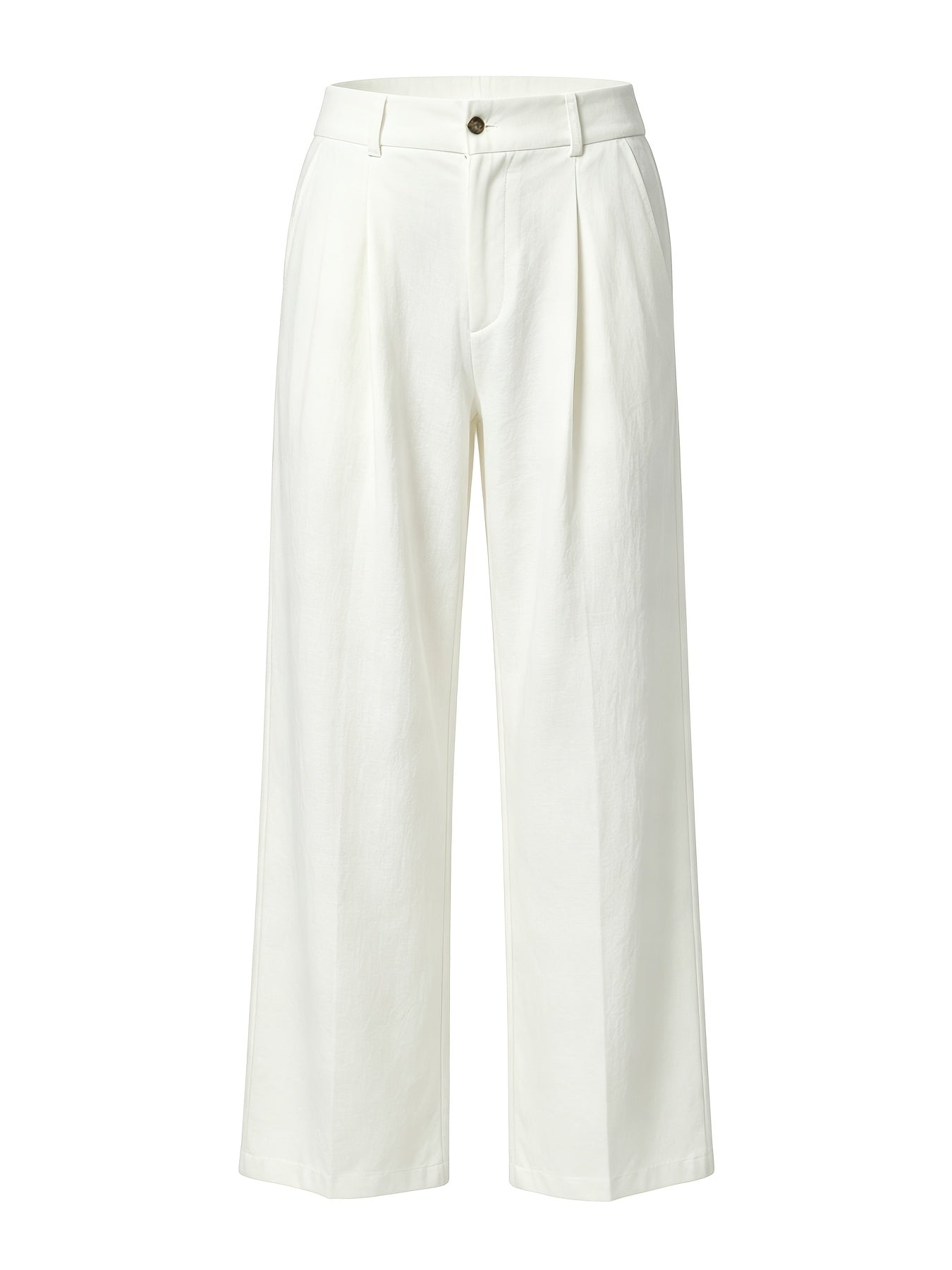 Men's Linen Casual Trousers, Lightweight Breathable All-Season