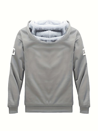 Men's 3-Piece Winter Thermal Tracksuit Set with Fleece Lining