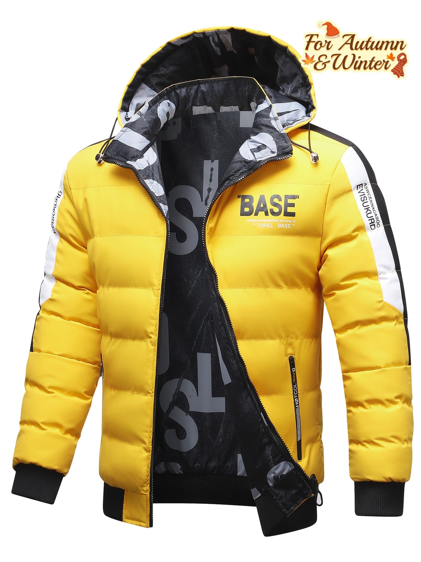 Men'S Jacket for Autumn And Winter, Warm Outerwear.