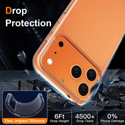 4pcs Tempered Glass Privacy Screen Protectors & TPU Case for iPhone