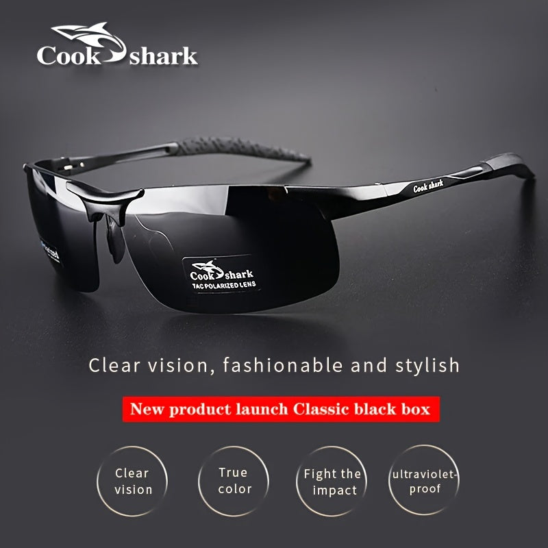 Men's Polarized Driving Glasses Magnesium Alloy Frame UV Resistant