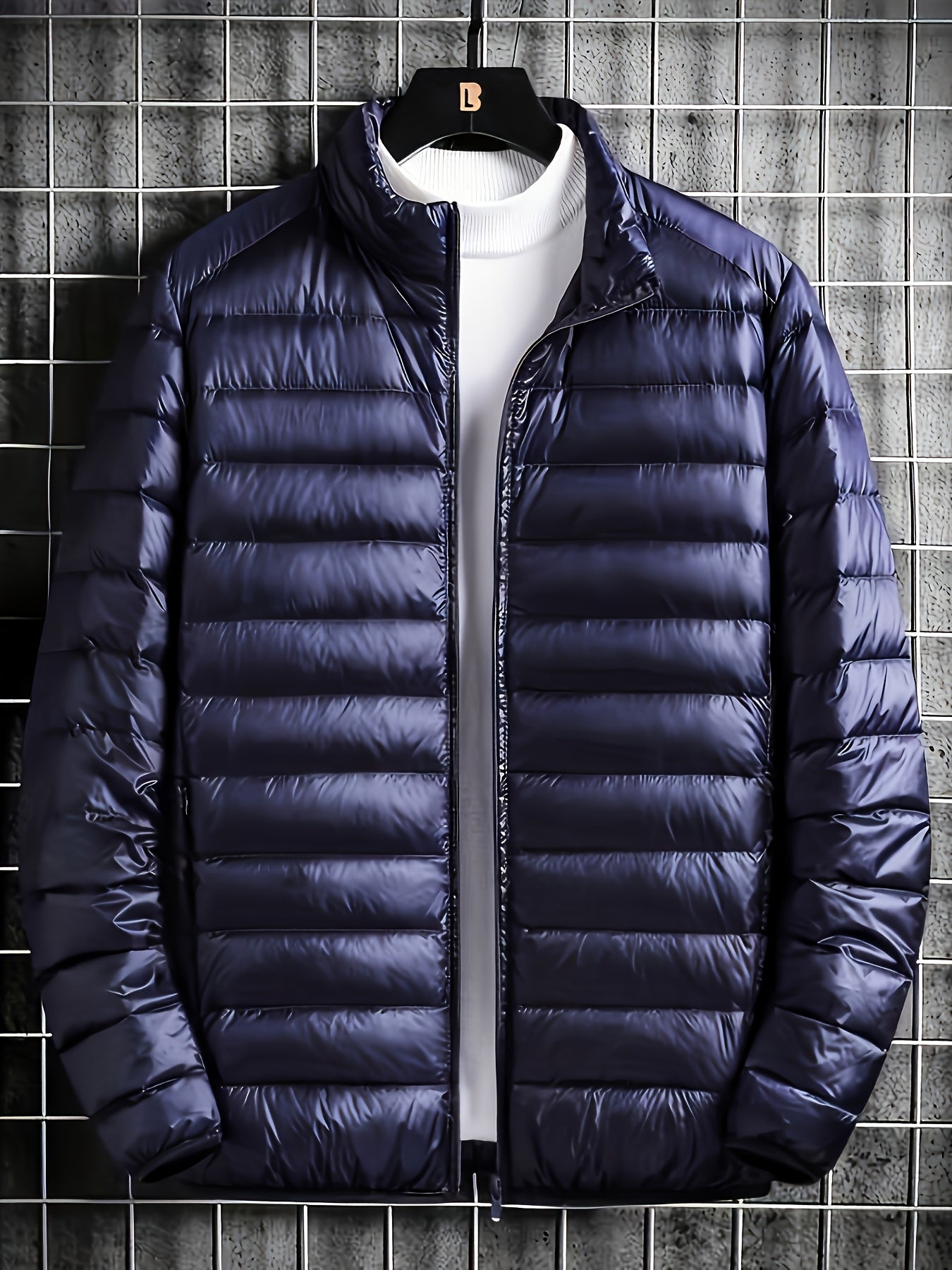 Spring, Autumn, And Winter Styles with a Stand Collar And Zipper Closure, Versatile Casual Lightweight Jacket for Men - ayq