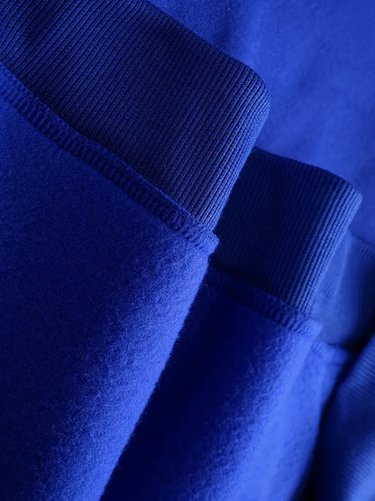 Men's Christmas Hooded Sweatshirt with Rudolph & Santa Print - Thickened Winter Pullover Hoodie, Warm Long Sleeve Casual Sweater for Skiing, Parties, Team Events - Machine Washable (Couple Matching, Unisex Style)