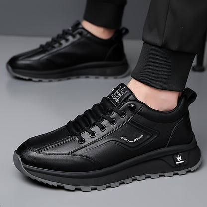 Men's Slip-On Casual Sneakers - Breathable, Non-Slip & Durable for Outdoor Activities, Comfort Fit with Elastic Closure - ayq