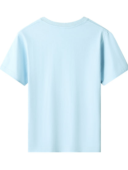 Kids 2026 World Cup Eagle Print Cotton T-Shirt, Breathable Casual