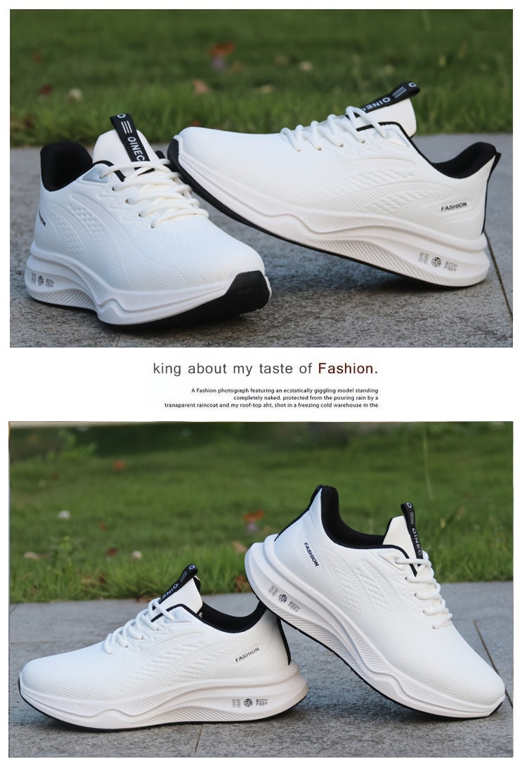 Men's Autumn/Winter High Quality Versatile Work Shoes, Trendy Fashionable Anti-Slip Lightweight Sneakers for Students, Men's Running Shoes - ayq