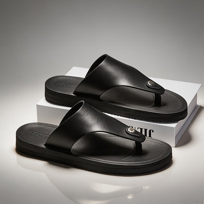Men's Non-Slip Casual Flip-Flops with Shock-Absorbing Sole