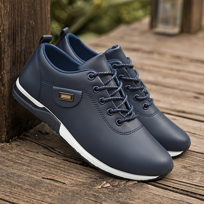 Men's All-Season Business Casual Lace-Up Shoes, Large Size