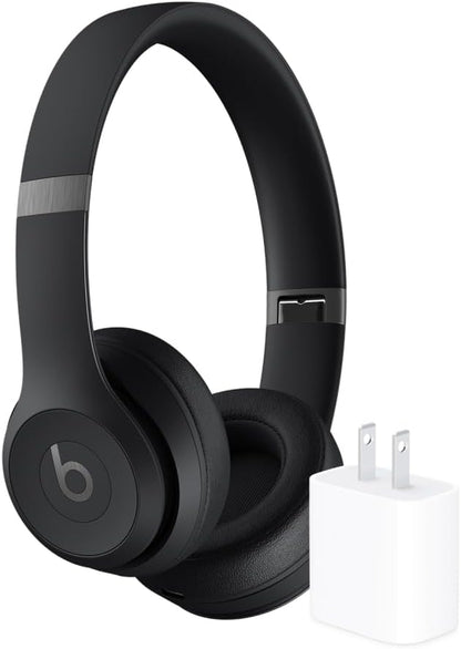 Beats Solo 4 - Wireless Bluetooth On-Ear Headphones, Apple & Android Compatible, up to 50 Hours of Battery Life - Matte Black