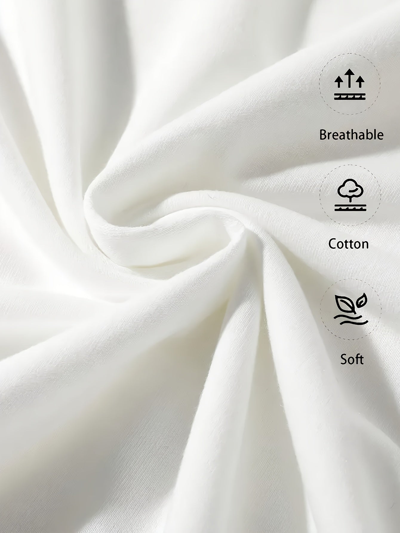 Women's Casual Cotton T-Shirt with Minimalist Floral Print