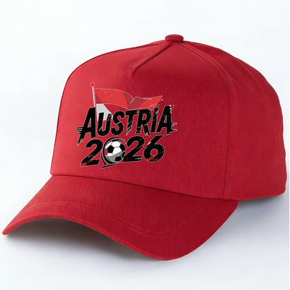 Unisex Austrian Theme Baseball Cap, Breathable Polyester Hat