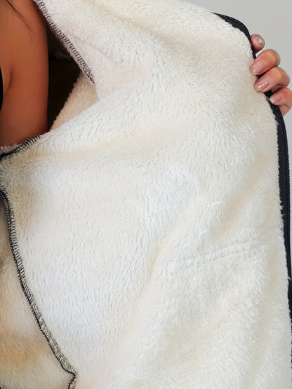 Կանացի ծանր ձմեռային բաճկոն - Ջերմամեկուսացված սառը եղանակի բաճկոն՝ ամբողջական կայծակաճարմանդով, մեծ առջևի գրպաններով - Մանուշակագույն վերնազգեստ առօրյա և պաշտոնական միջոցառումների համար - Ոչ ձգվող պոլիեսթերային գործվածք - Հեշտ խնամքի կանացի վերնազգեստ,