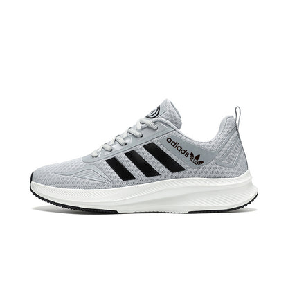 Men's Casual Low-Top Sneakers with Thick TPR Sole