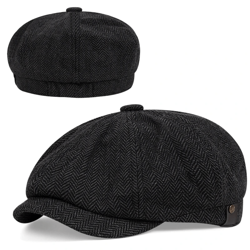 Valentine's Day 2025 New Spring and autumn Men's casual hat retro thin beret