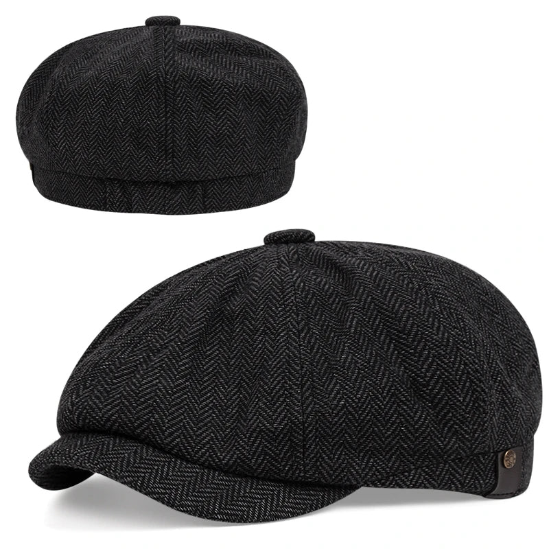 Valentine's Day 2025 New Spring and autumn Men's casual hat retro thin beret