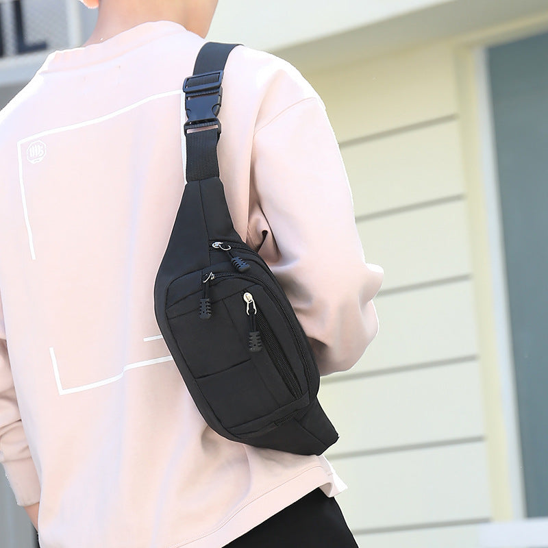 Fashion Canvas Outdoor Travel Waist Bag Casual Fanny Pack