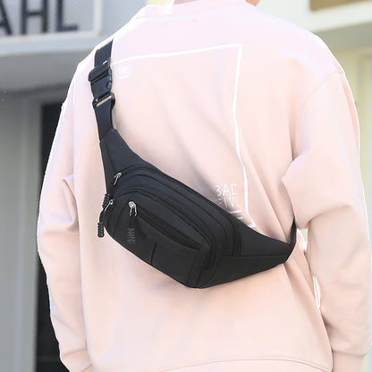 Fashion Canvas Outdoor Travel Waist Bag Casual Fanny Pack