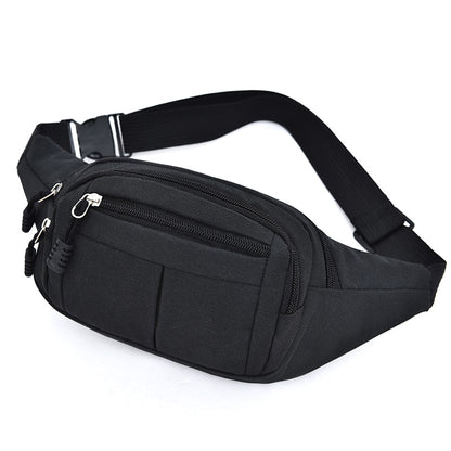 Fashion Canvas Outdoor Travel Waist Bag Casual Fanny Pack