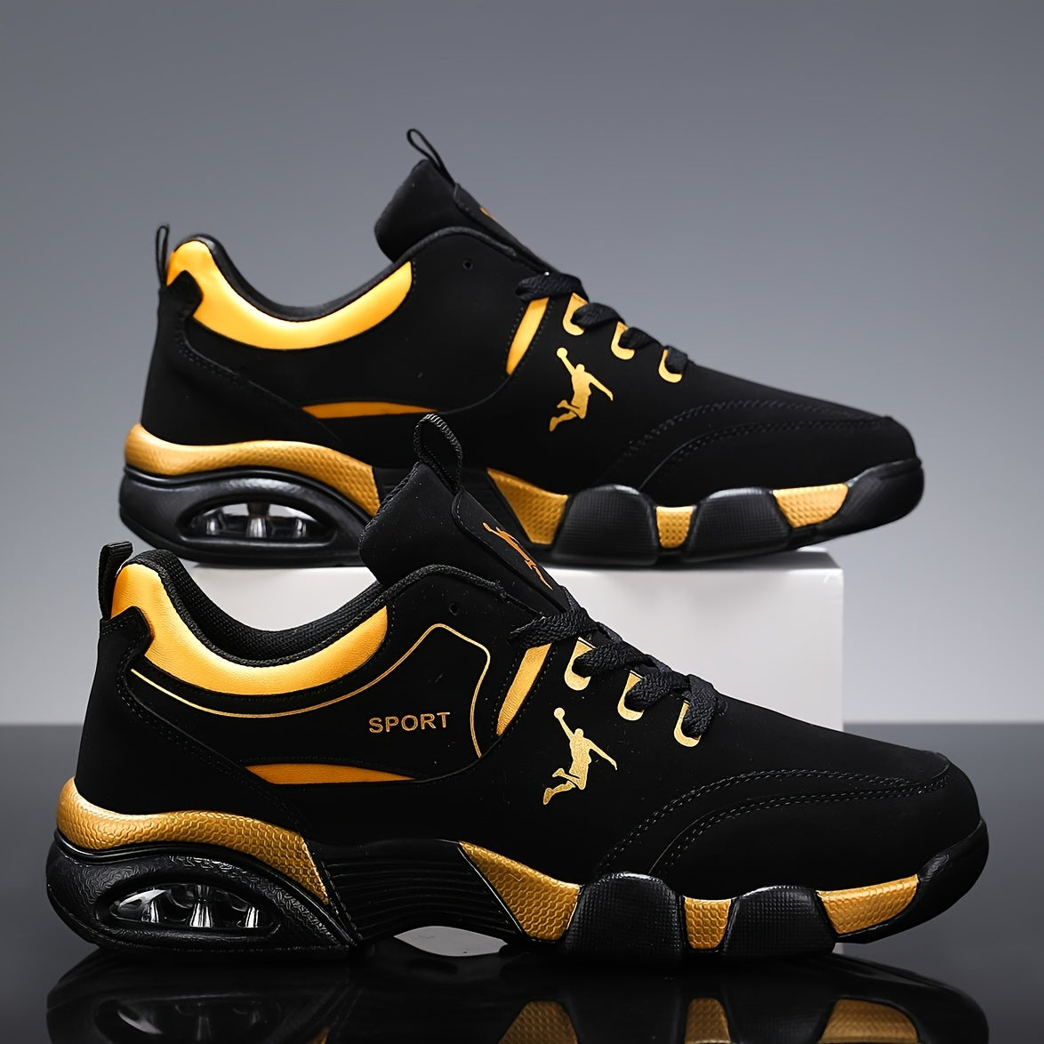 Men's Lightweight Breathable Street Sneakers with EVA Sole