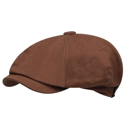 Women'S Polyester Knitted Breton Cap, Lightweight Newsboy Hat, Casual Spring/Autumn England Style, Movie Theme, Hand Wash/Dry Clean, 2023 New Arrival